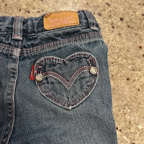4/$20 Girls Levi’s Strauss Boot Cut Jeans Sz 18mth - Picture 4 of 4